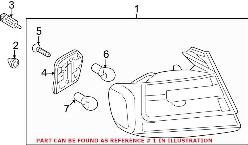 Audi Tail Light Assembly - Driver Side Outer 8K9945095E